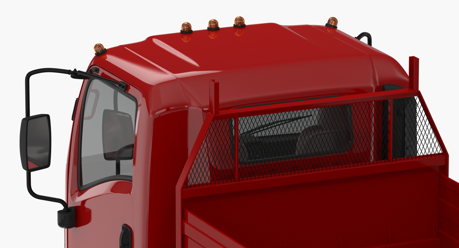 Dropside Truck Generic Rigged 3D model
