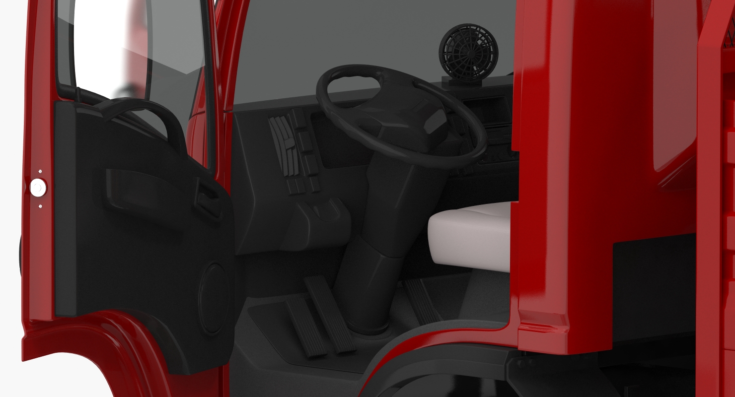 Dropside Truck Generic Rigged 3D model