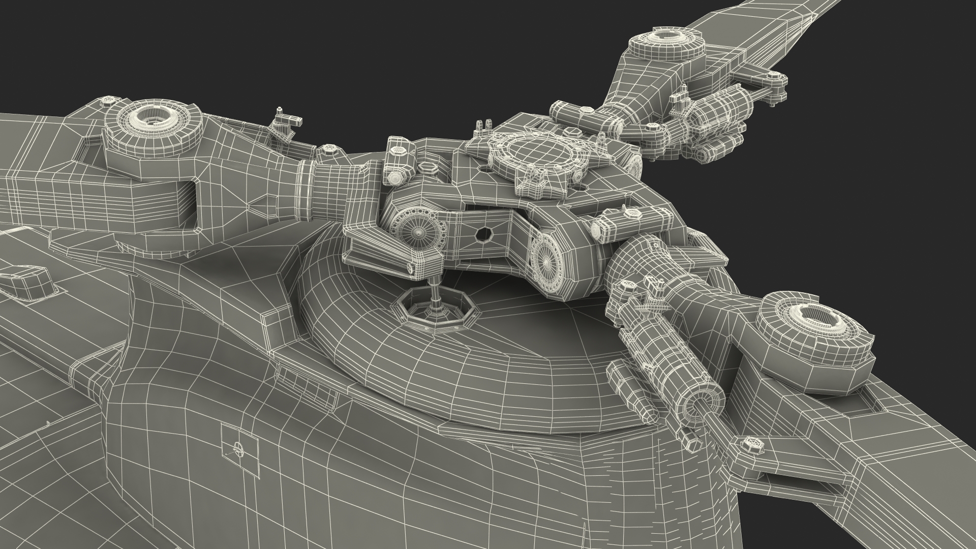 3D US Army Transport Helicopter With Howitzer M777 155mm model