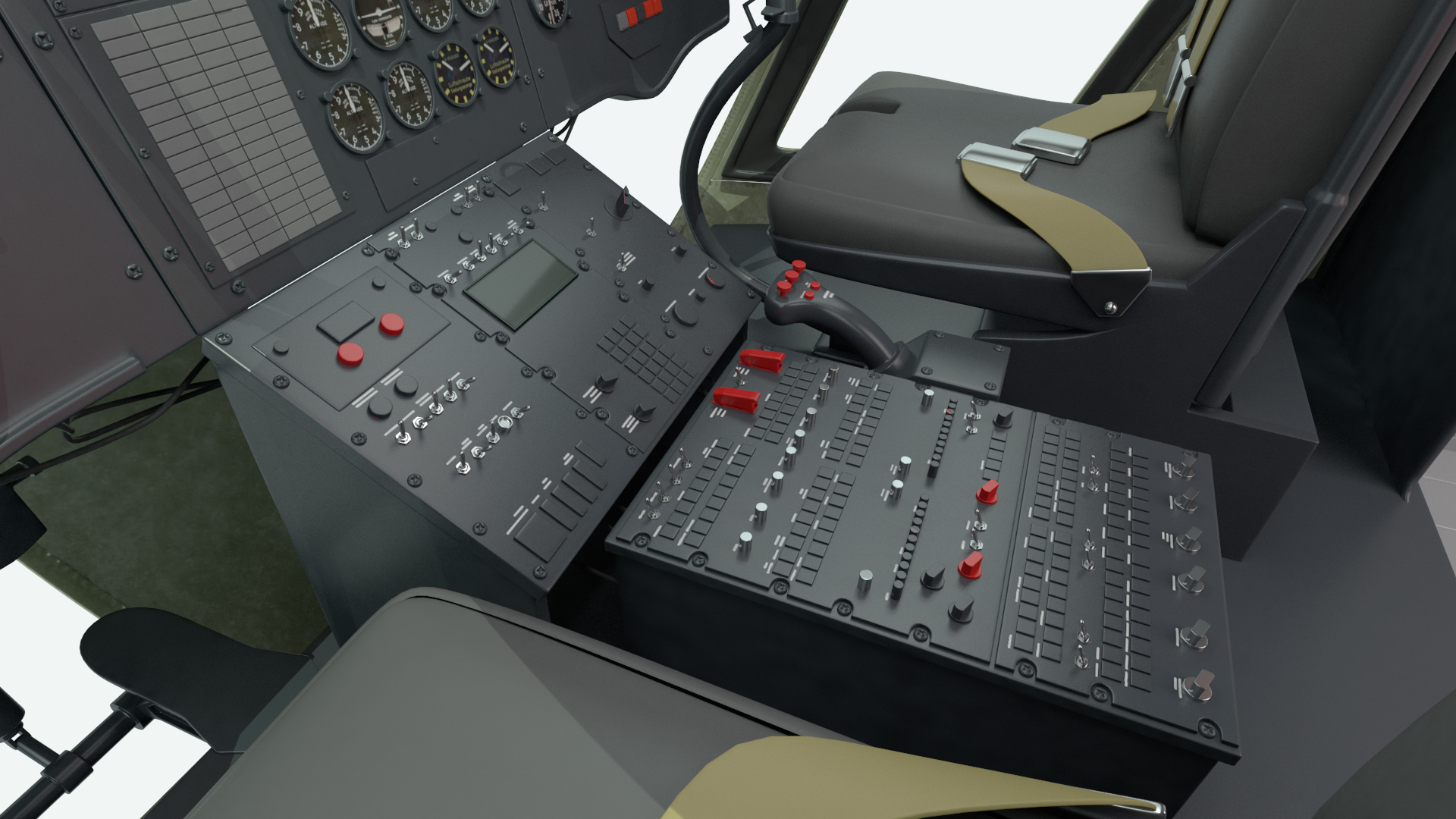 3D US Army Transport Helicopter With Howitzer M777 155mm model