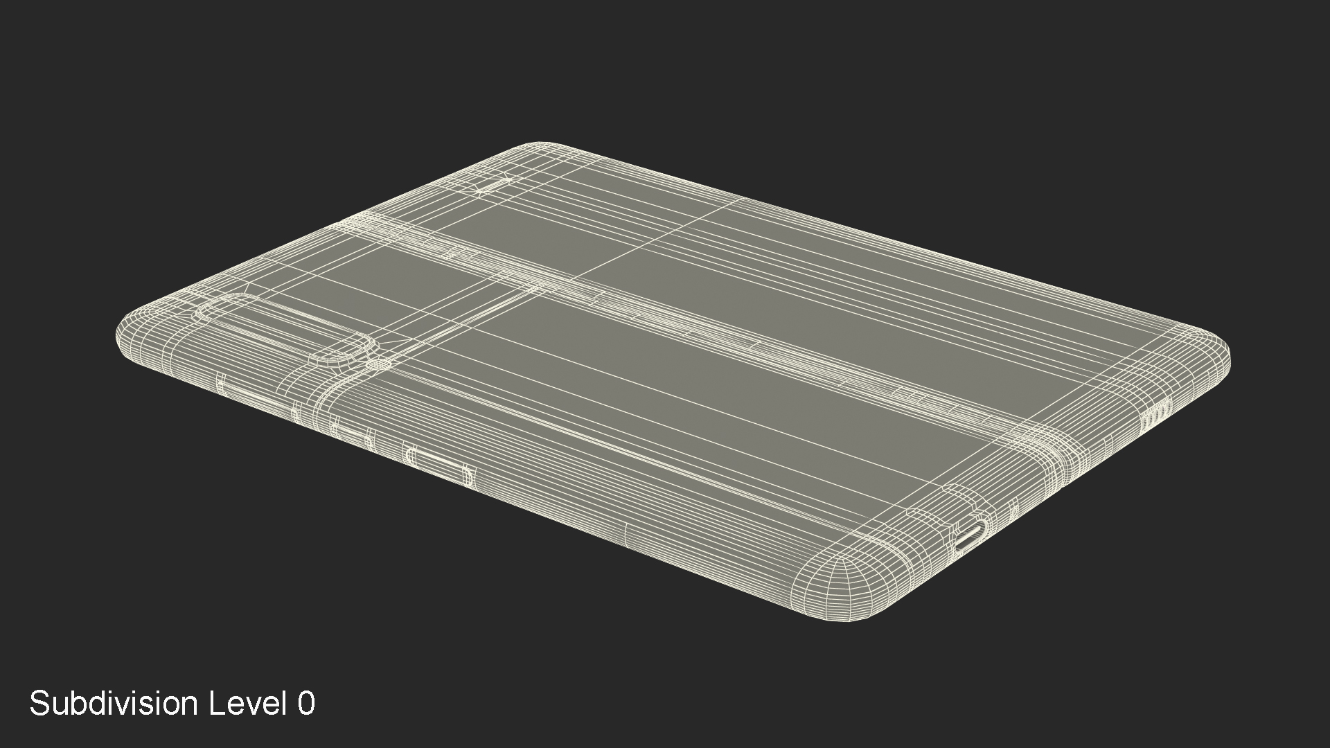 3D model Samsung Galaxy Fold Black
