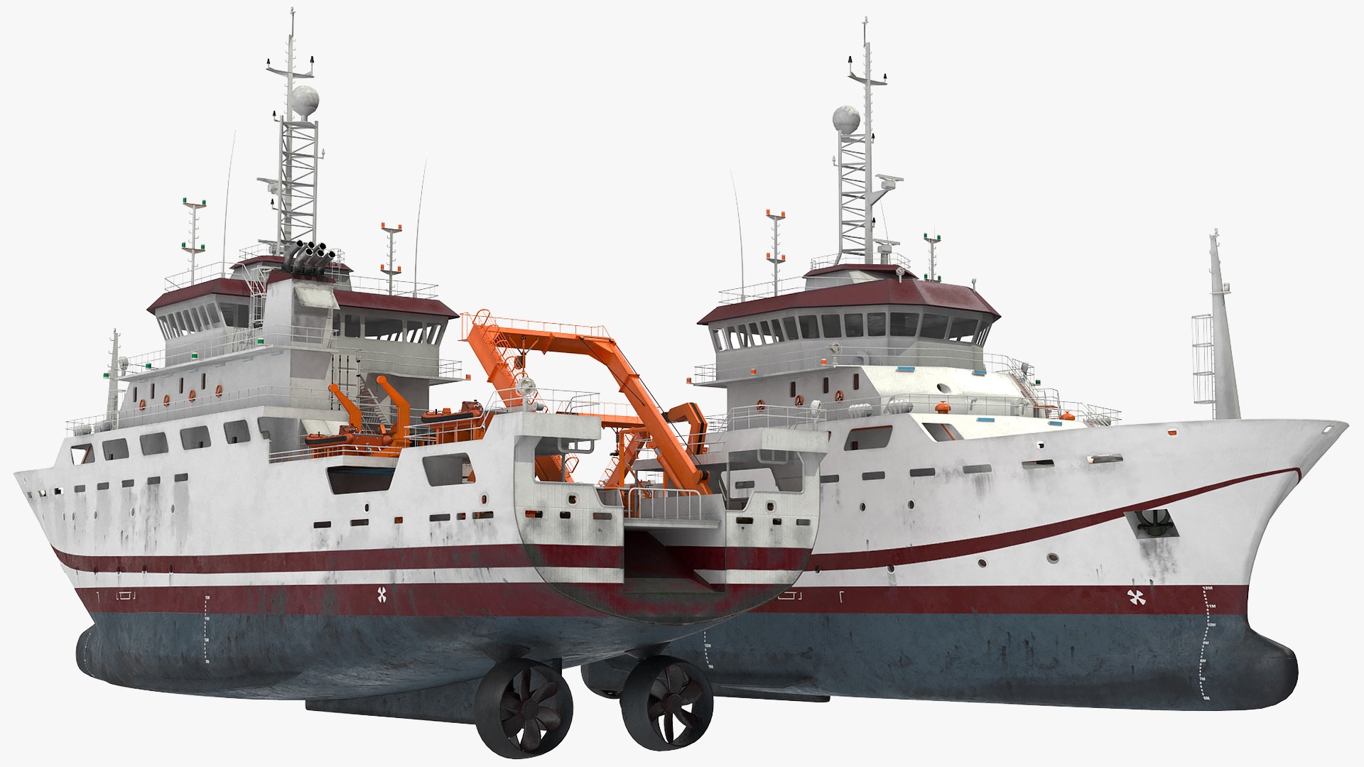 3D Multipurpose Research Vessel model