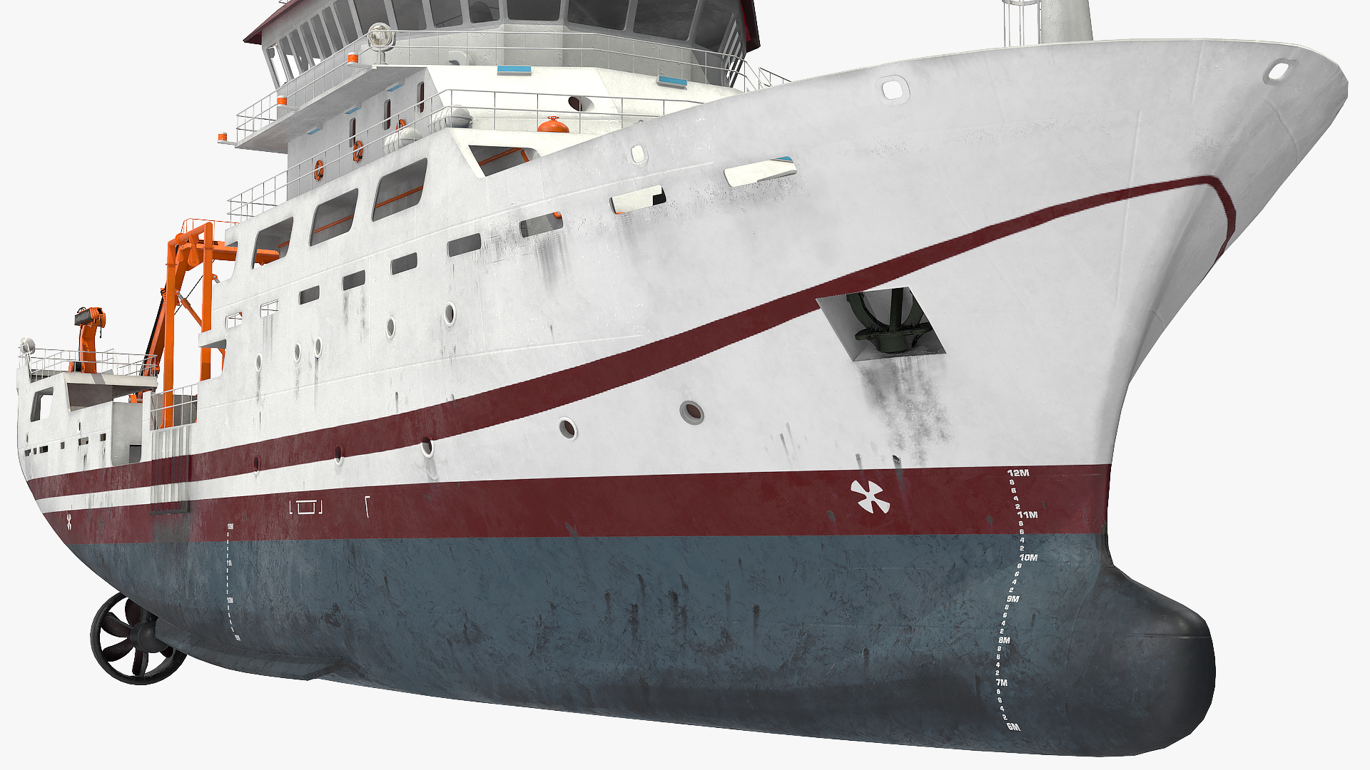 3D Multipurpose Research Vessel model