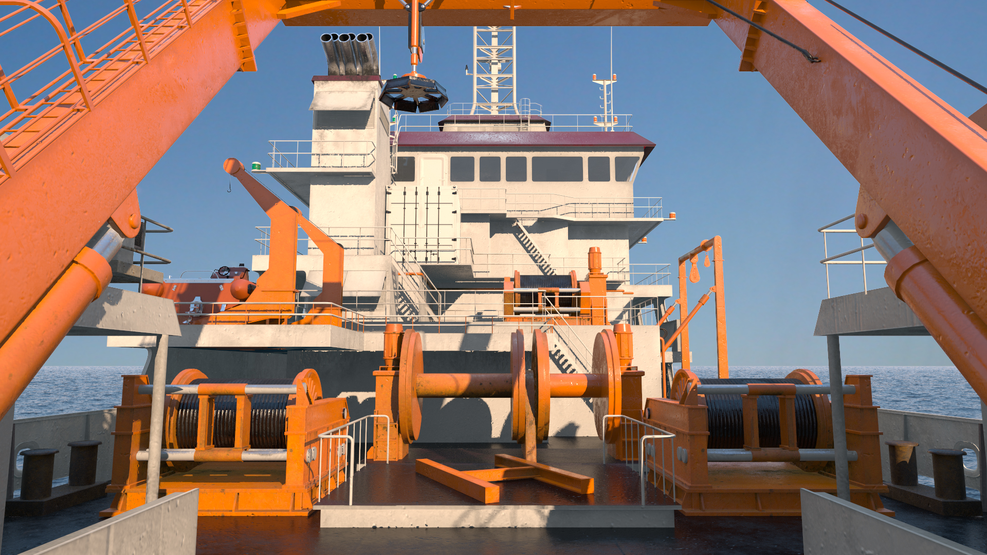 3D Multipurpose Research Vessel model