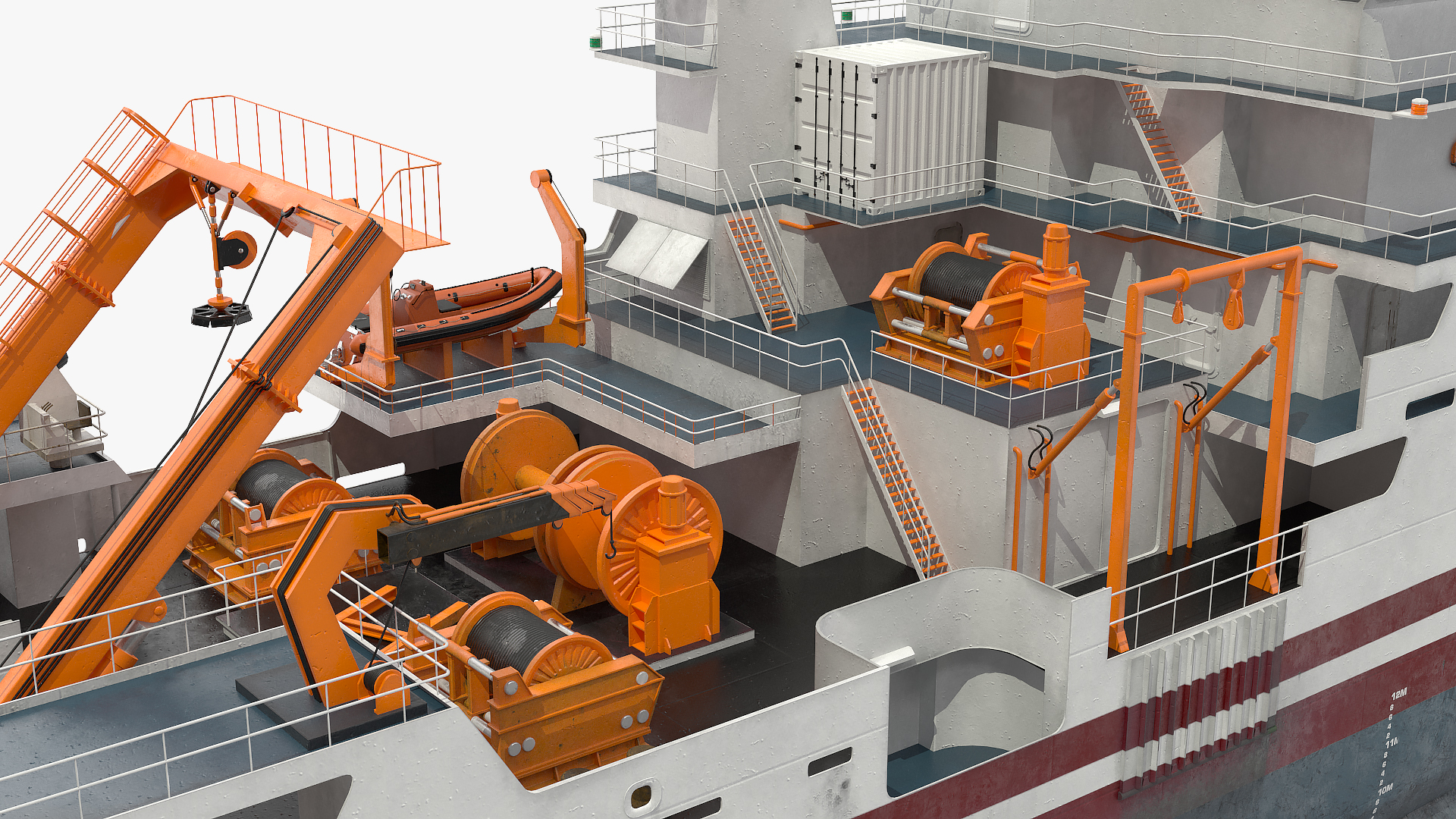 3D Multipurpose Research Vessel model