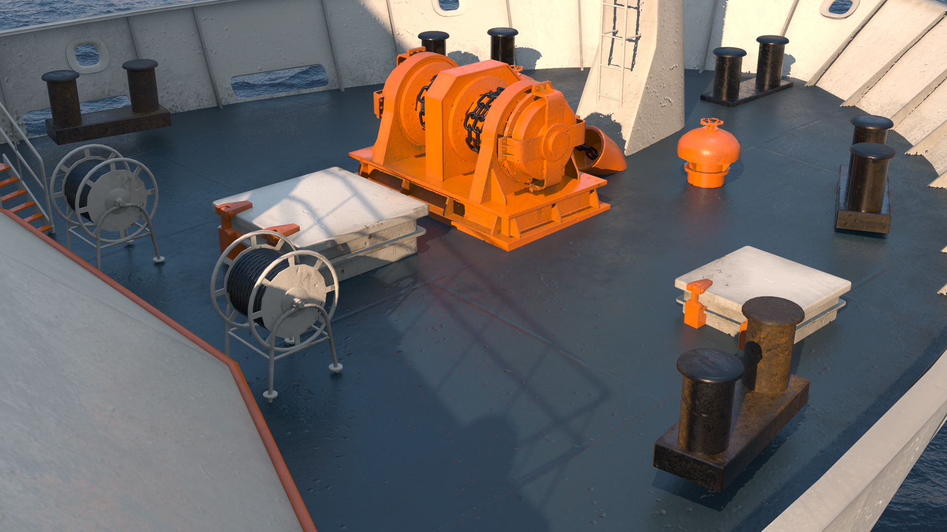 3D Multipurpose Research Vessel model