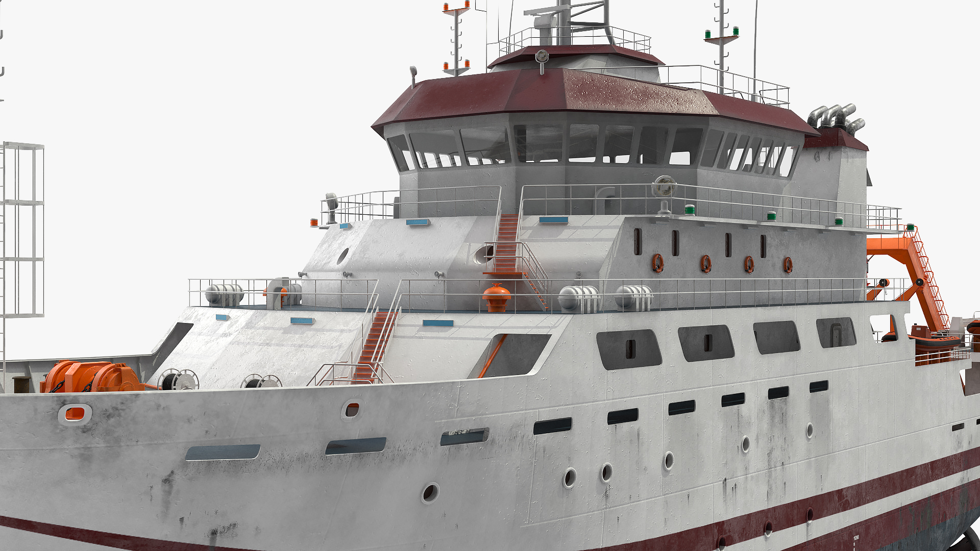 3D Multipurpose Research Vessel model