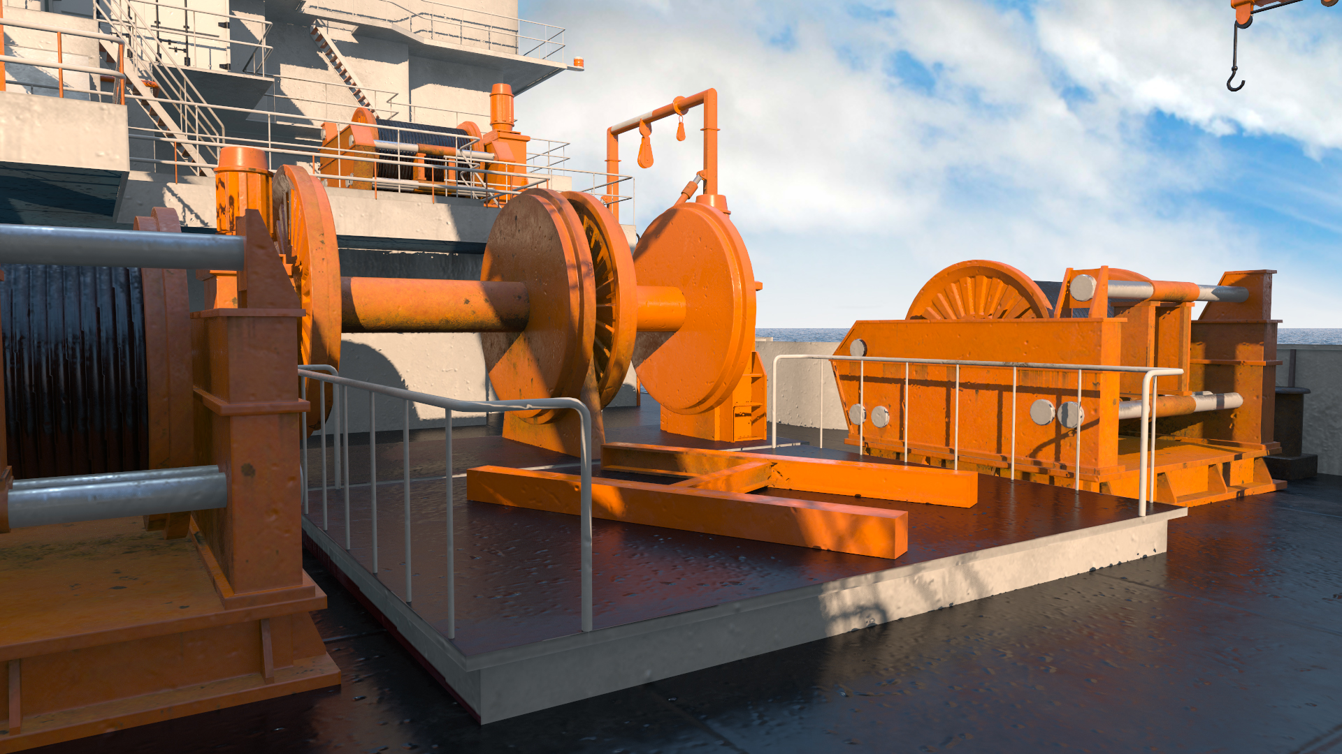 3D Multipurpose Research Vessel model