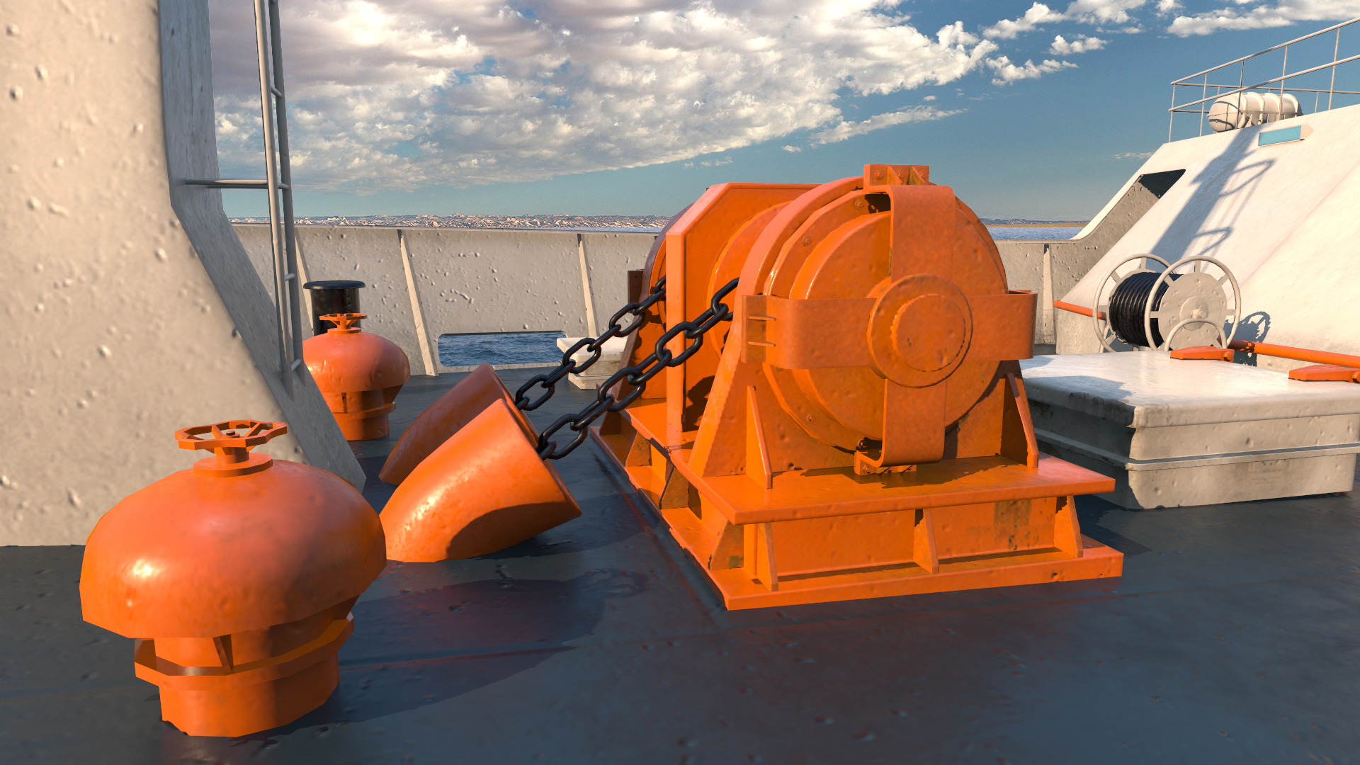 3D Multipurpose Research Vessel model