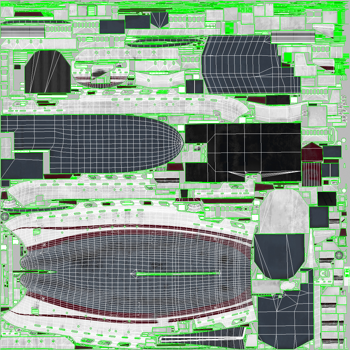 3D Multipurpose Research Vessel model