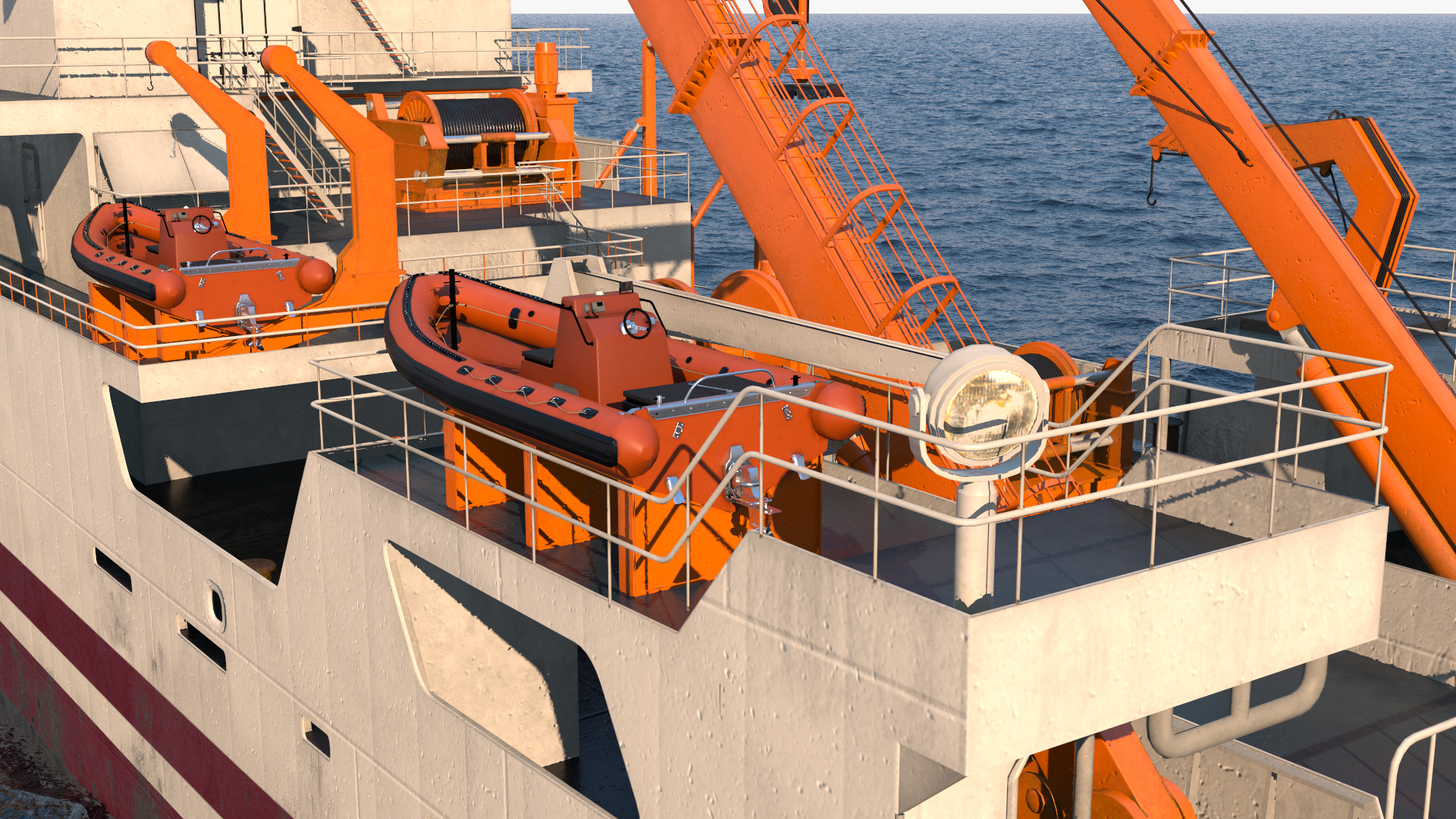 3D Multipurpose Research Vessel model