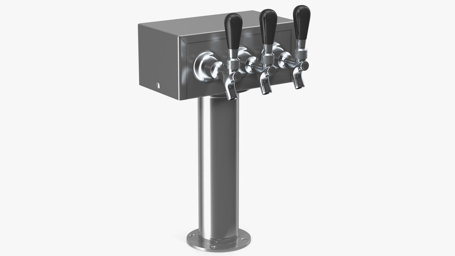 Triple Faucet Beer Tower 3D model