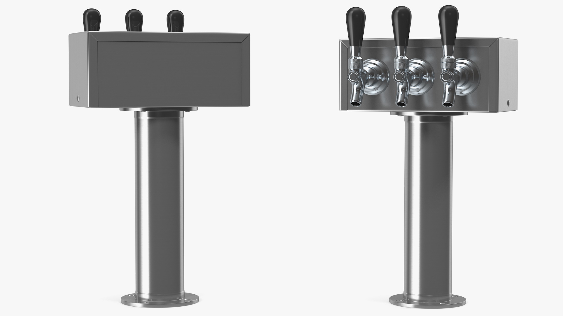 Triple Faucet Beer Tower 3D model