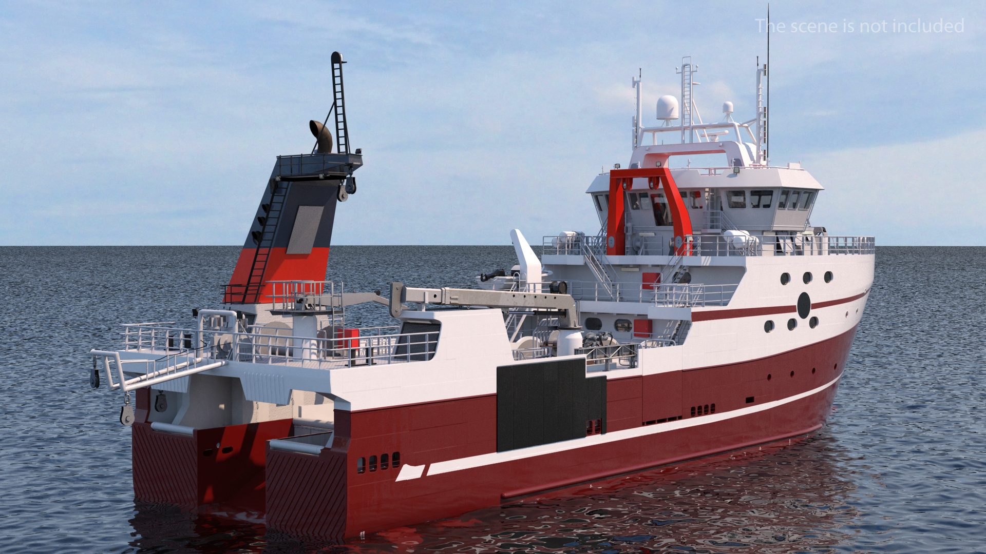 Trawler Fishing Vessel 3D
