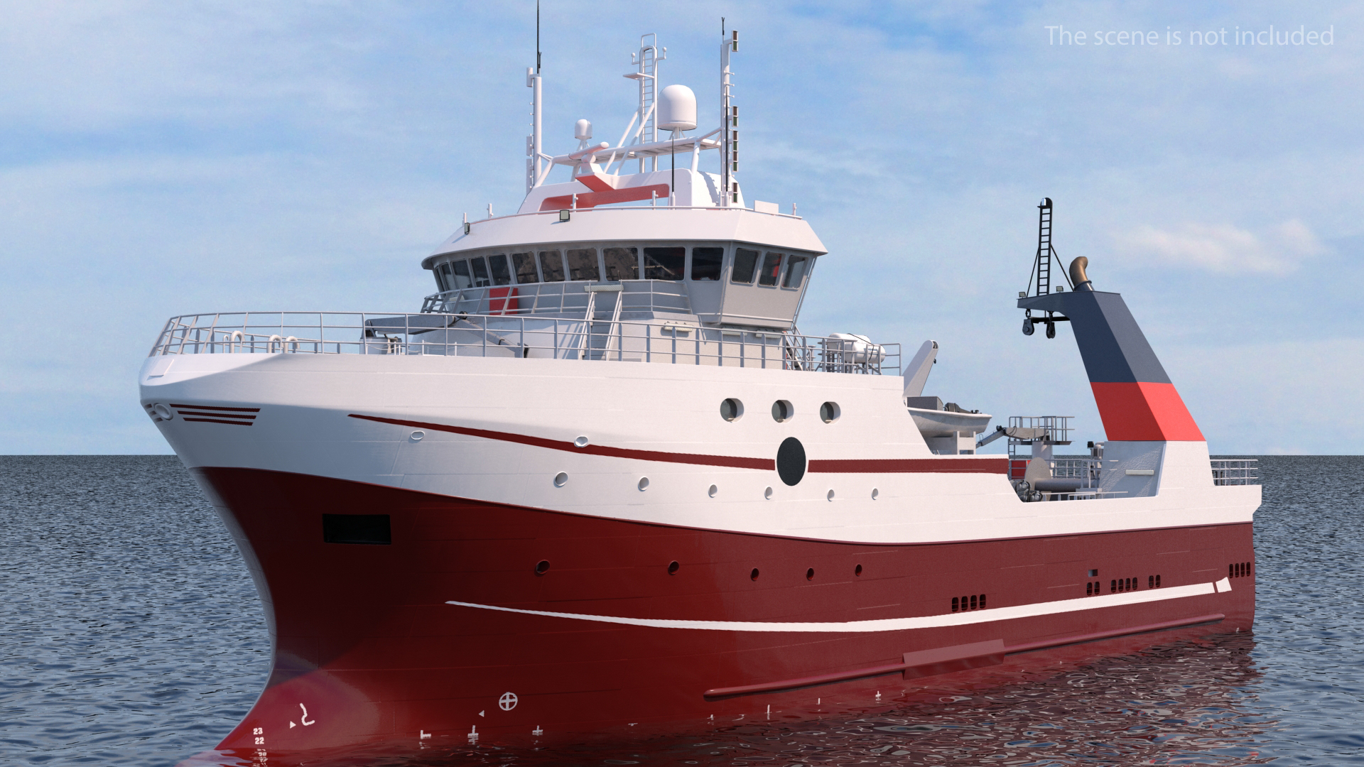 Trawler Fishing Vessel 3D