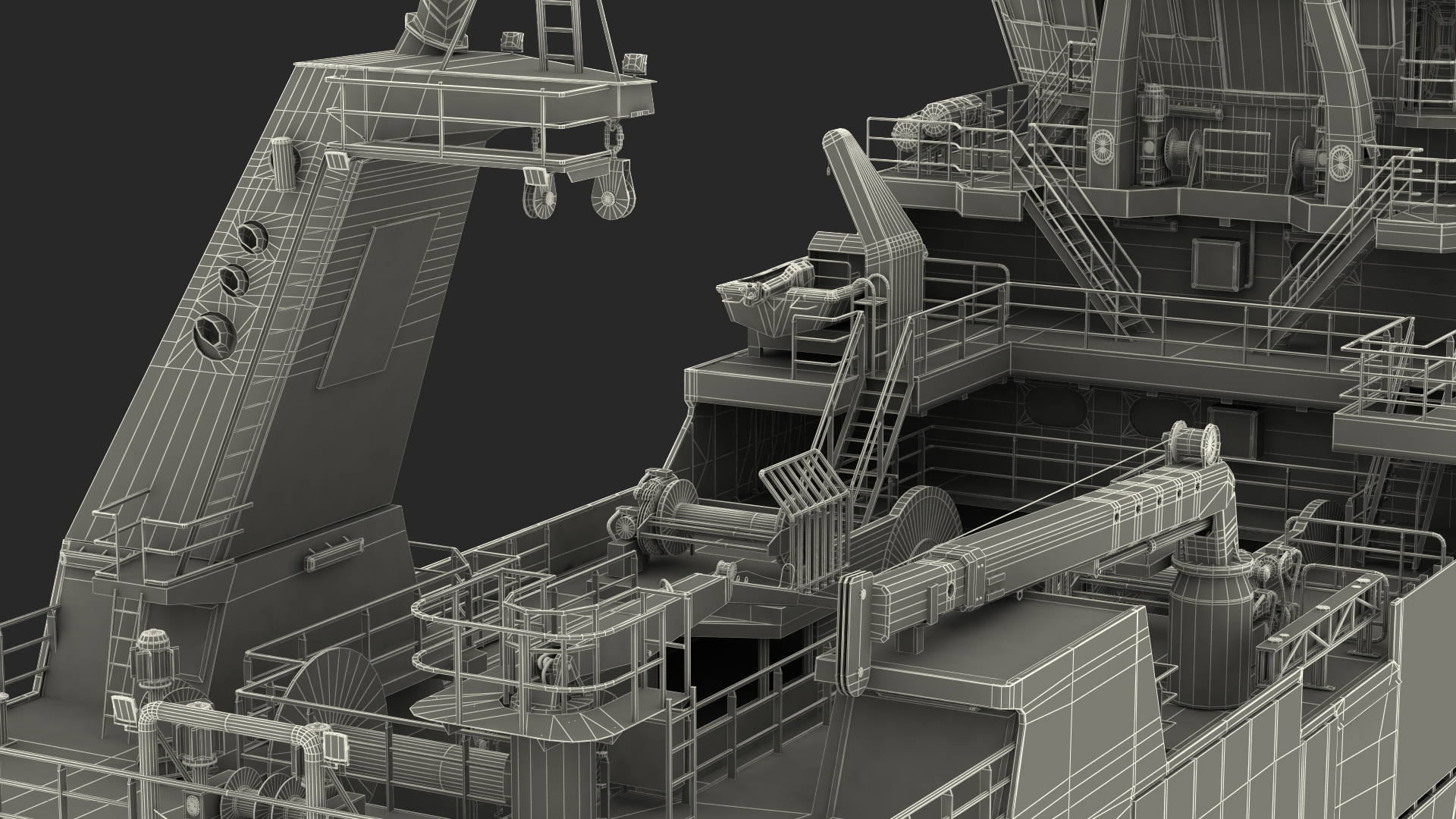 Trawler Fishing Vessel 3D