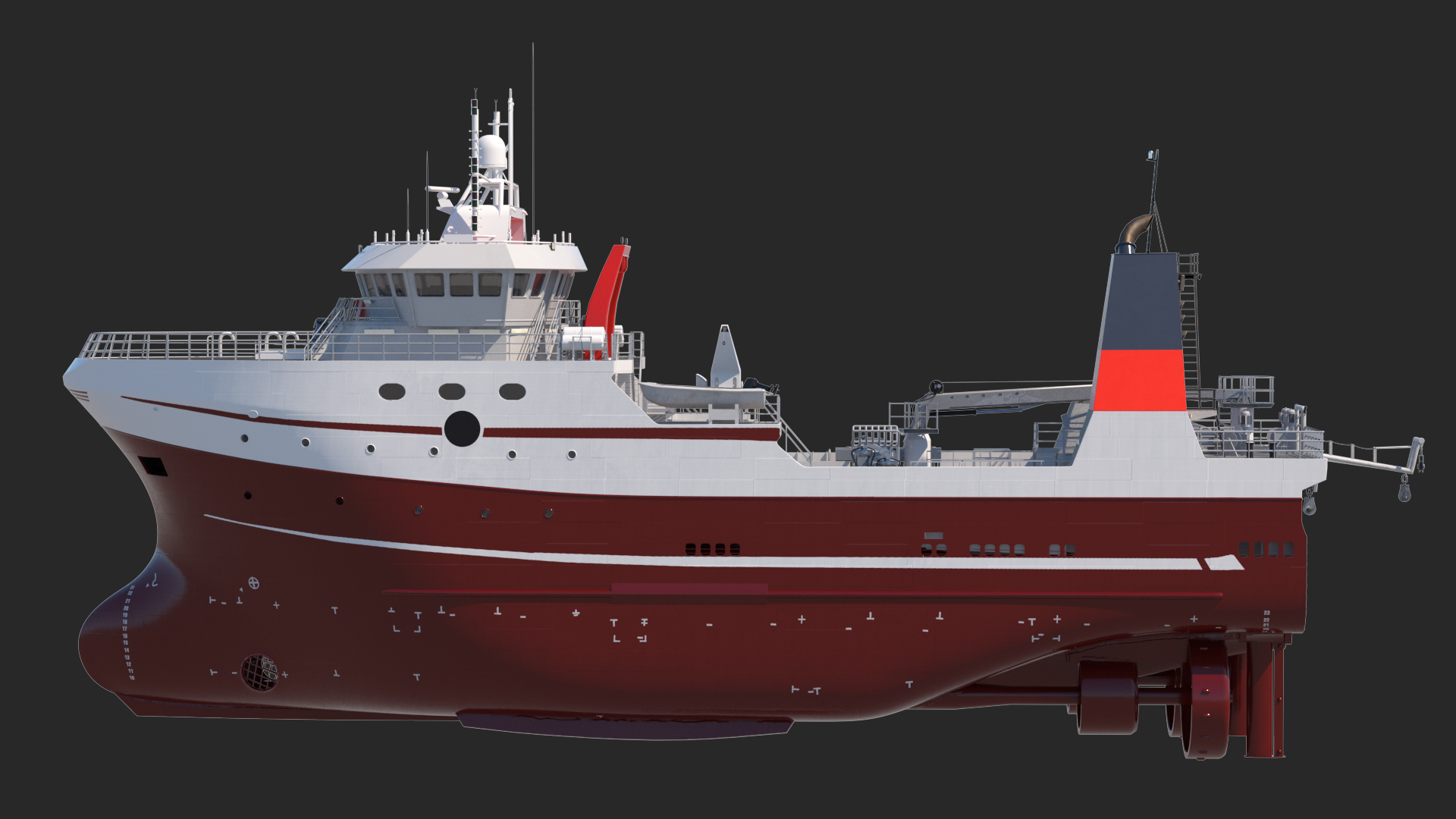 Trawler Fishing Vessel 3D