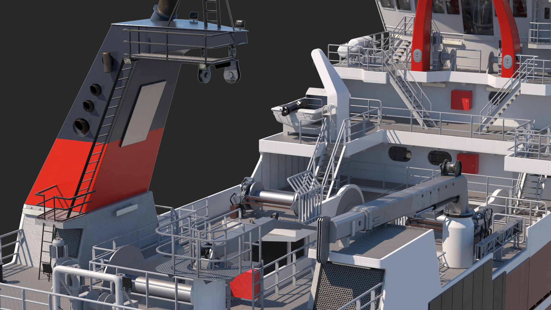 Trawler Fishing Vessel 3D