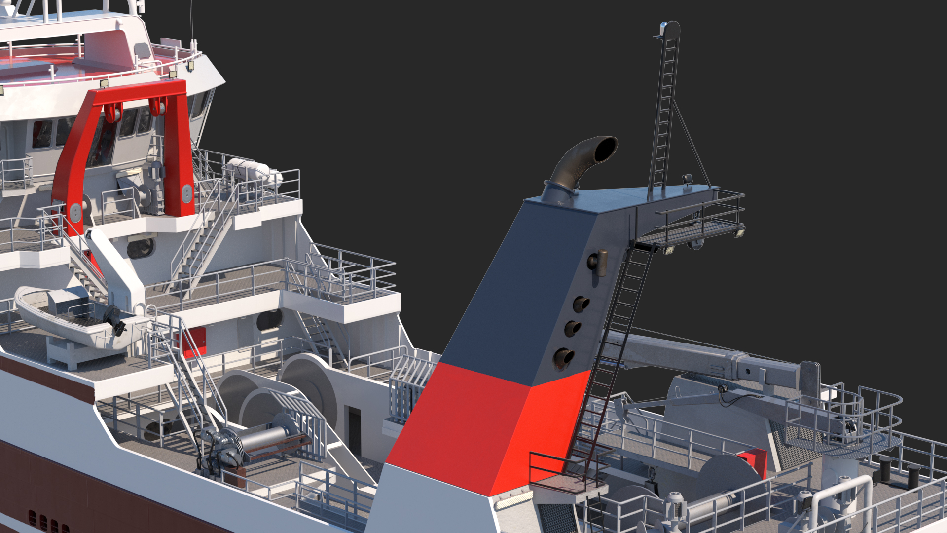 Trawler Fishing Vessel 3D