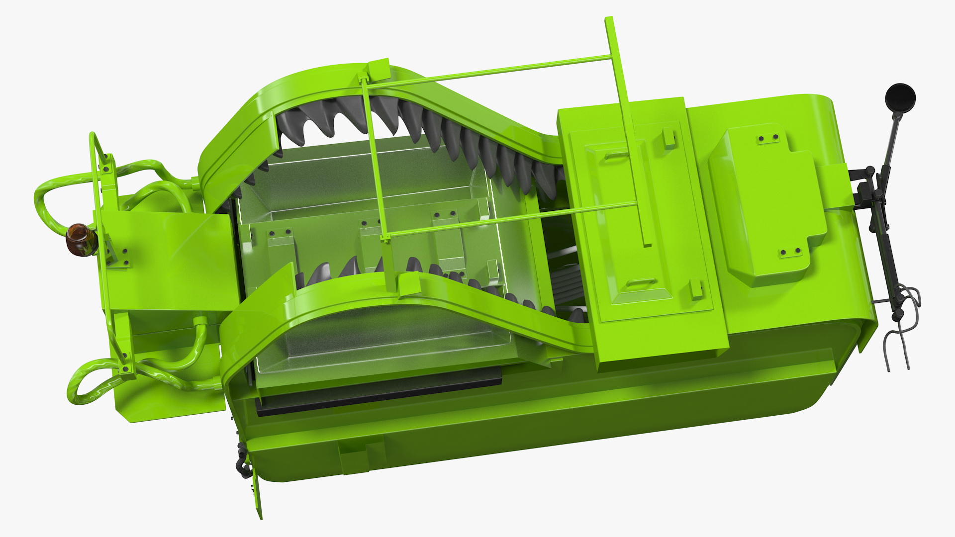 Grape Harvester Rigged 3D