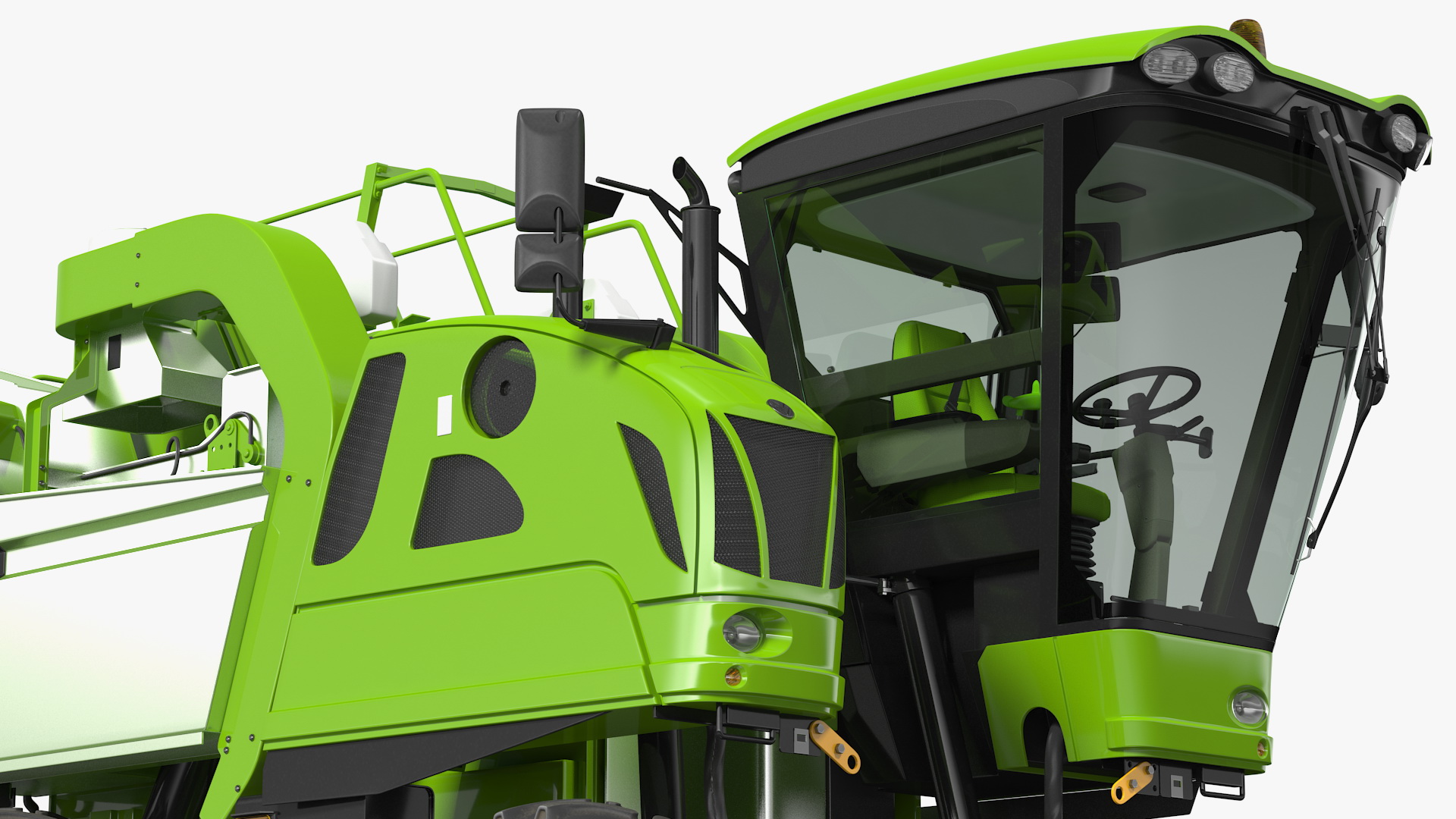 Grape Harvester Rigged 3D