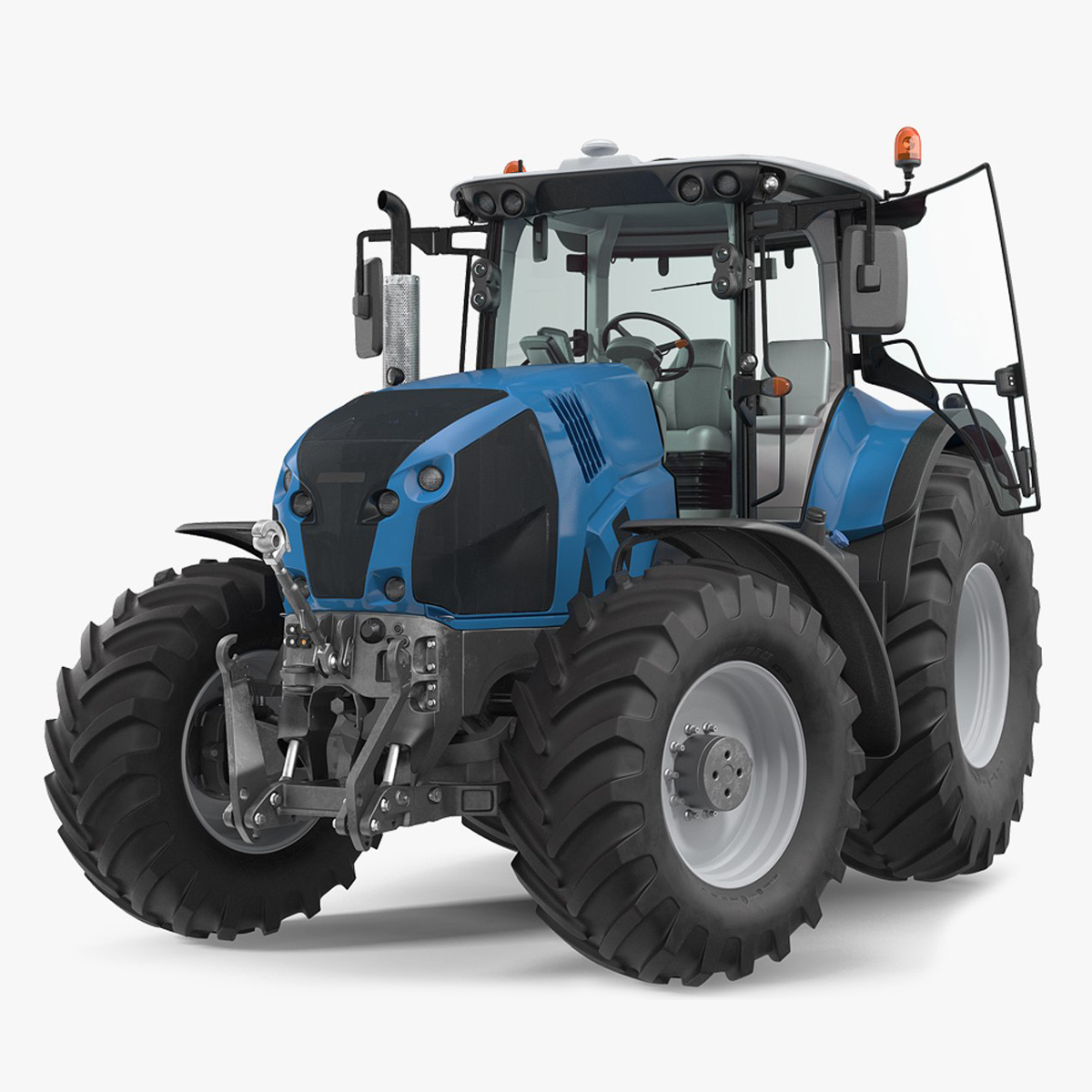 New Tractor Standard Rigged 3D model preview