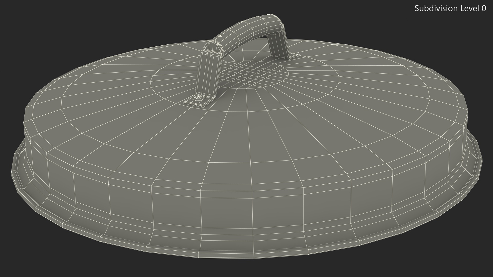 Stainless Steel Lid 3D model