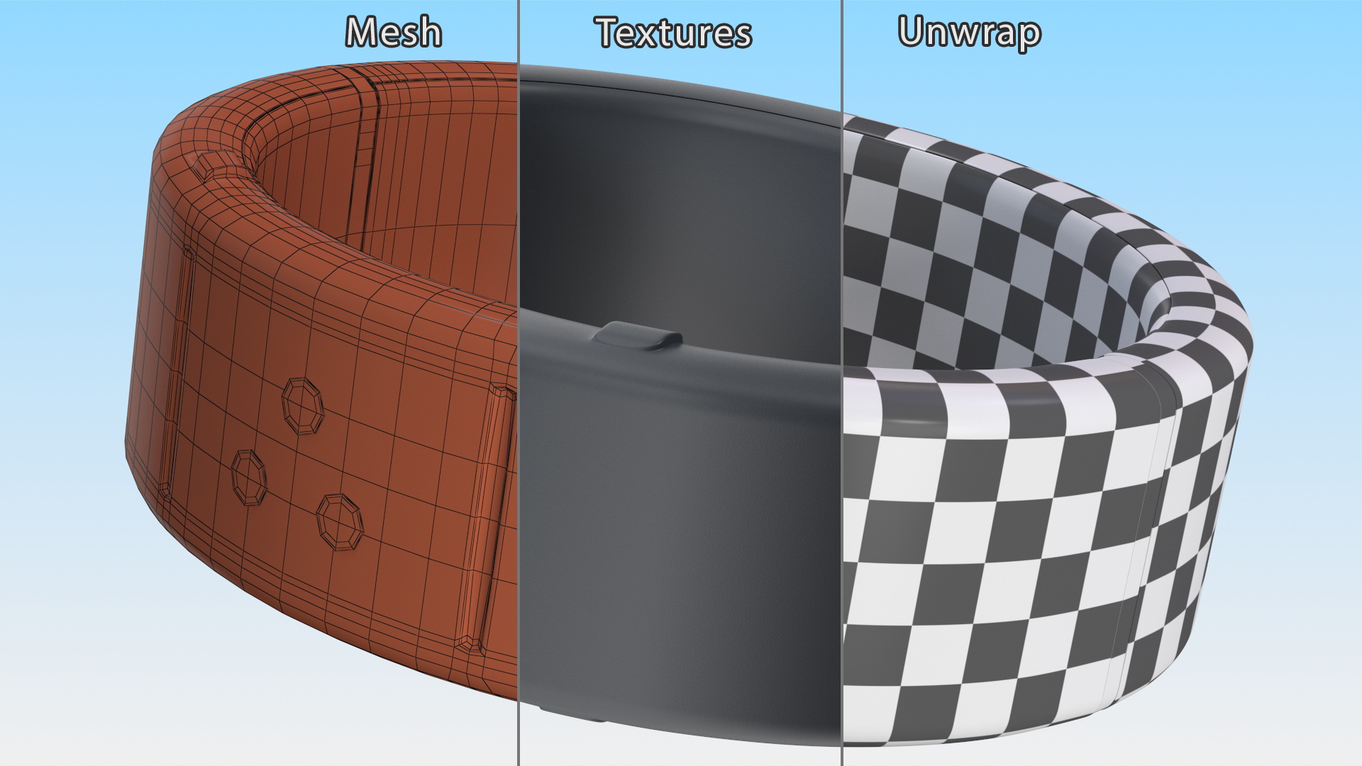3D Electronic Ankle Bracelet for House Arrest Geosatis