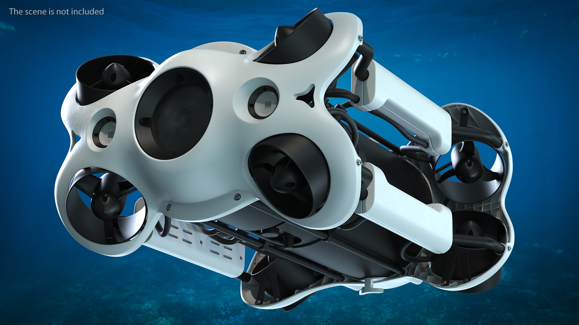 Professional Underwater Drone 3D model