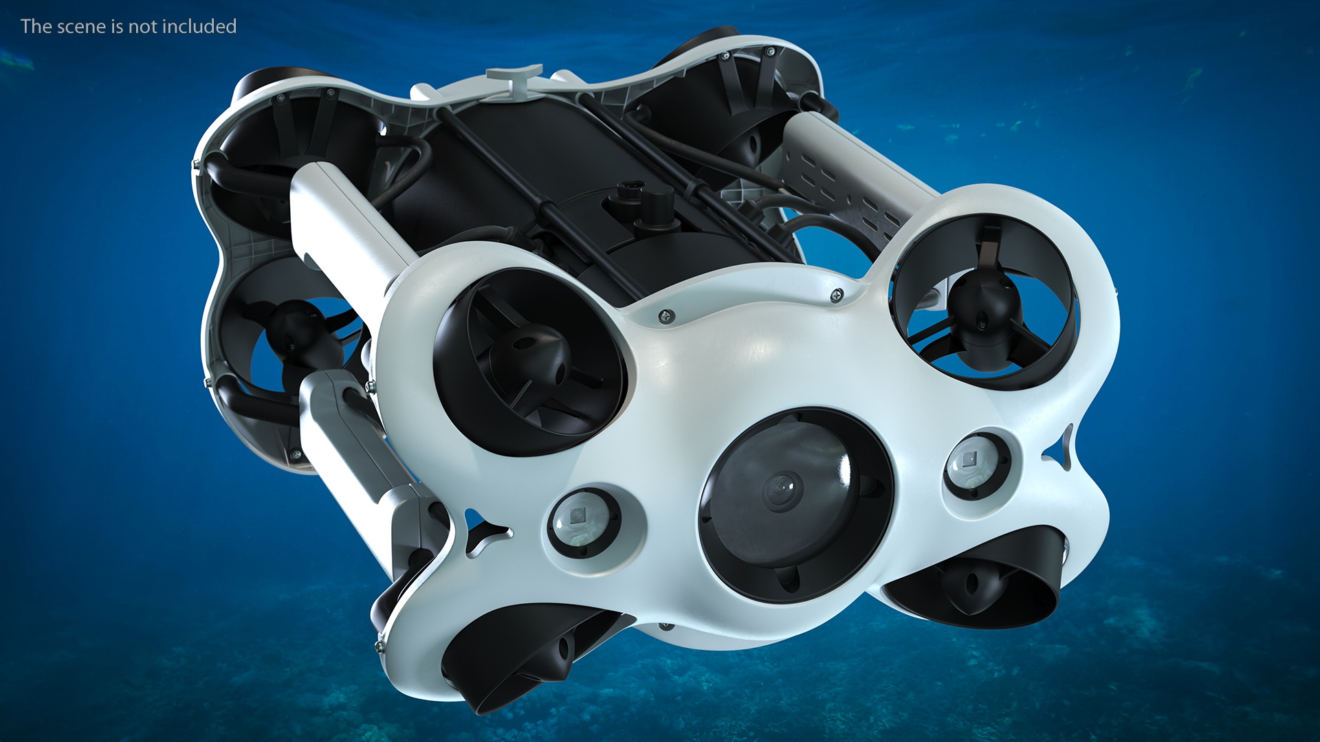 Professional Underwater Drone 3D model