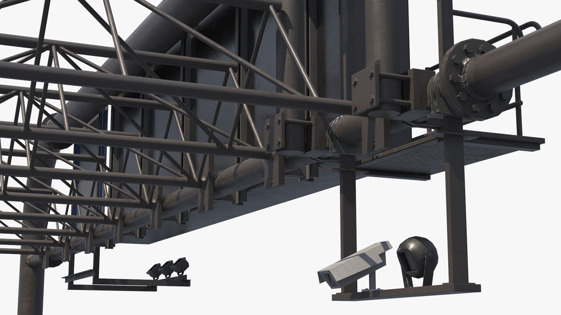 Digital Roadway Sign Structure Game Ready, view 7