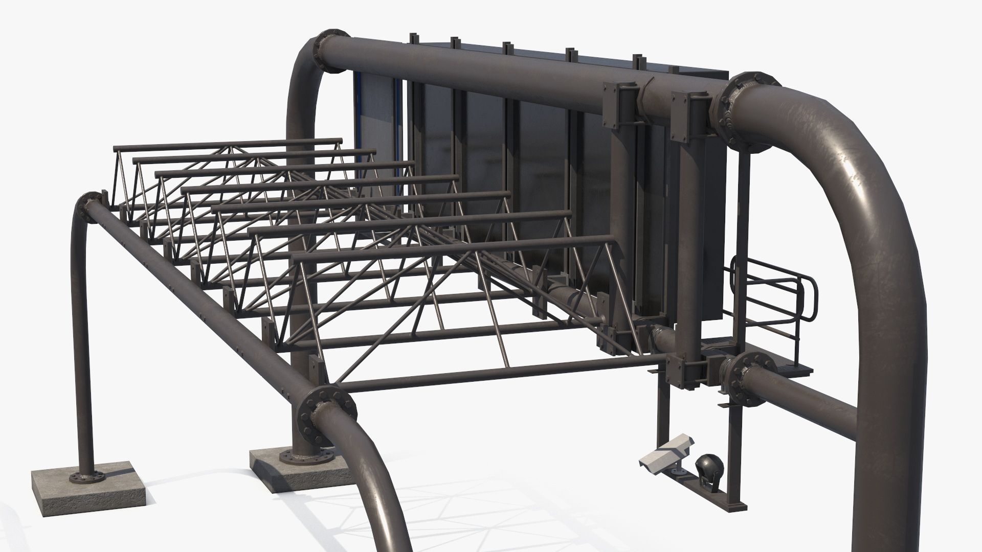 Digital Roadway Sign Structure Game Ready, view 6