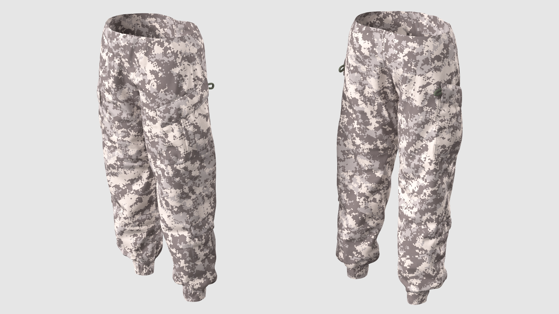 3D Female US Soldier Military ACU Uniform model