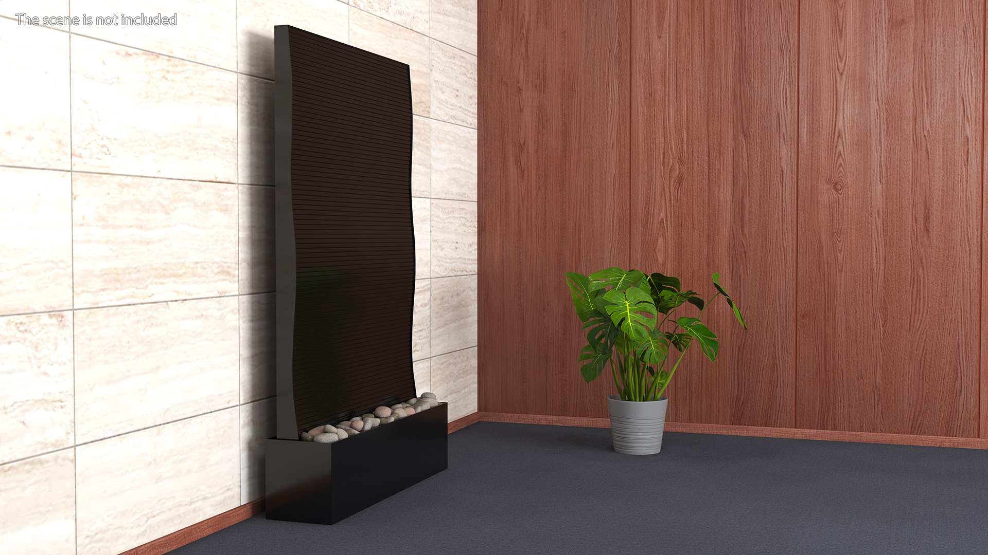 Wall Fountain Empty 3D model