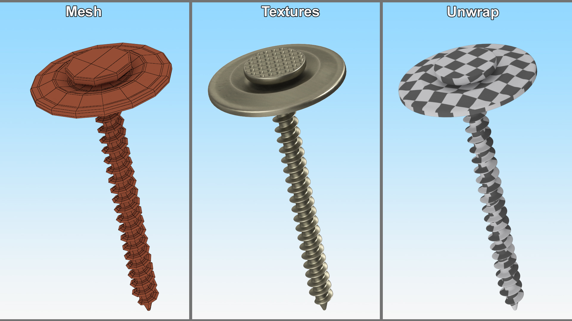 Cap Nails 3D model