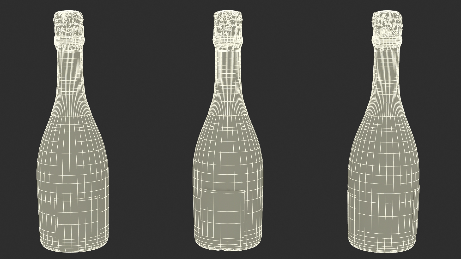 3D model Freixenet Prosecco Sparkling Wine Bottle