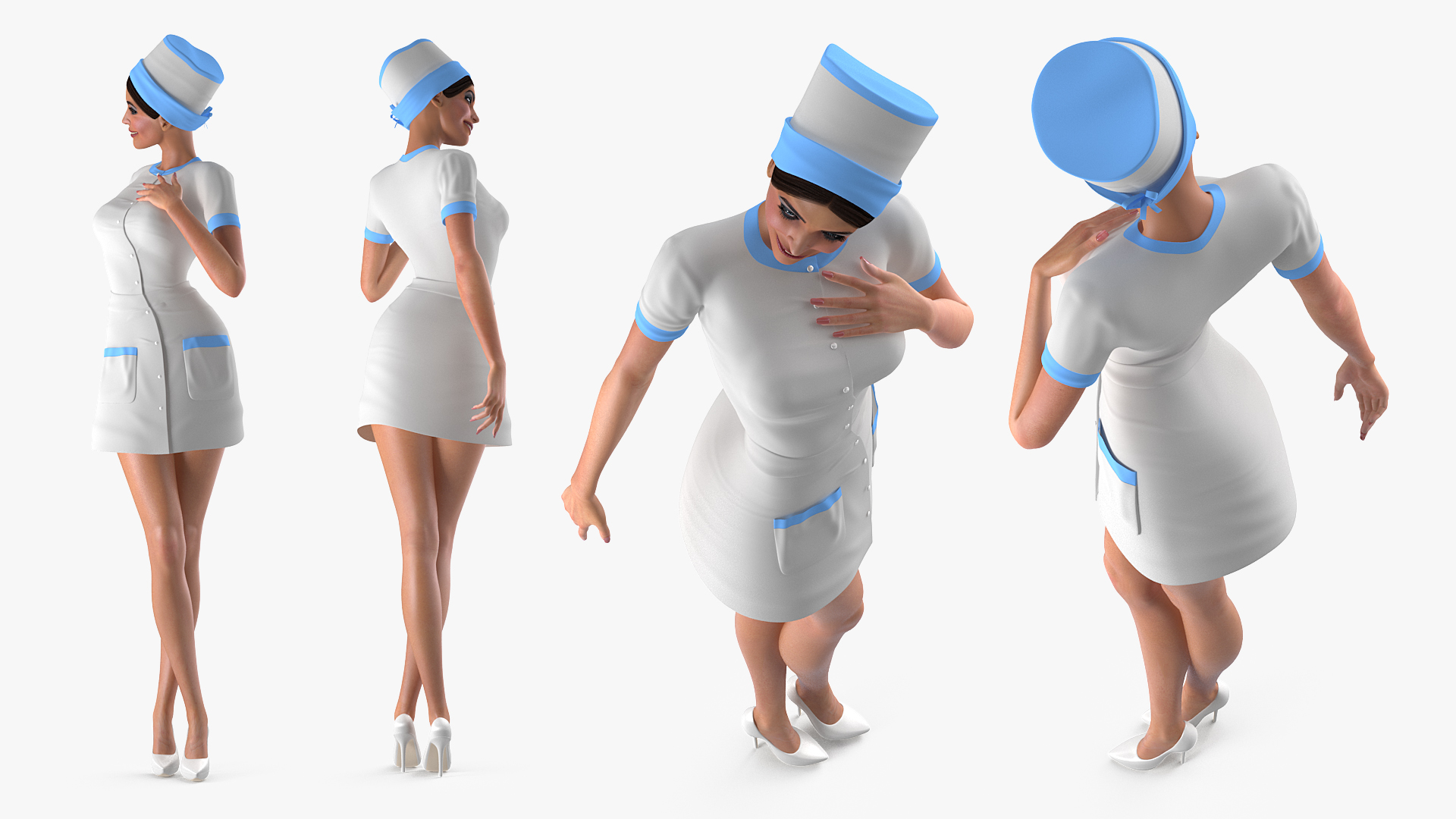 Nurse Rigged 3D