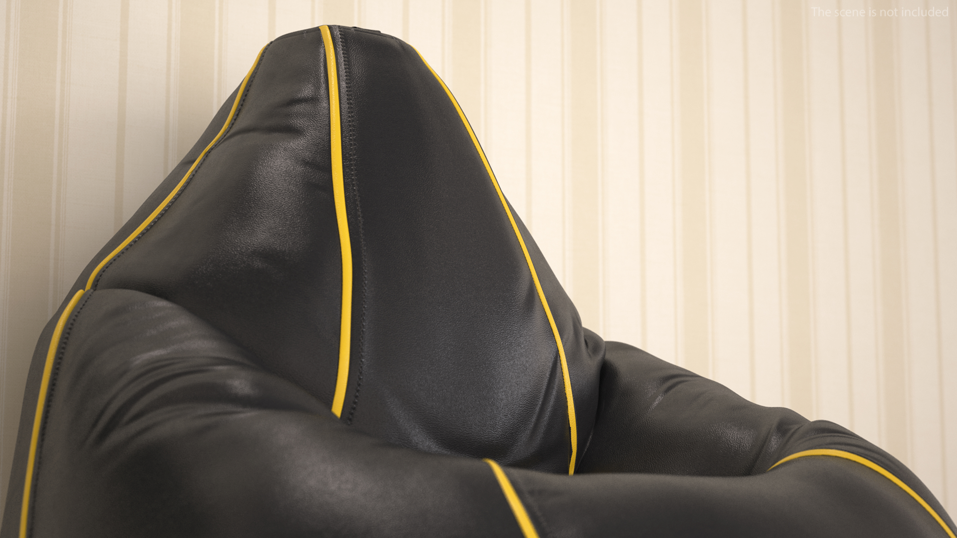 3D Sattva Black Sack-Chair model