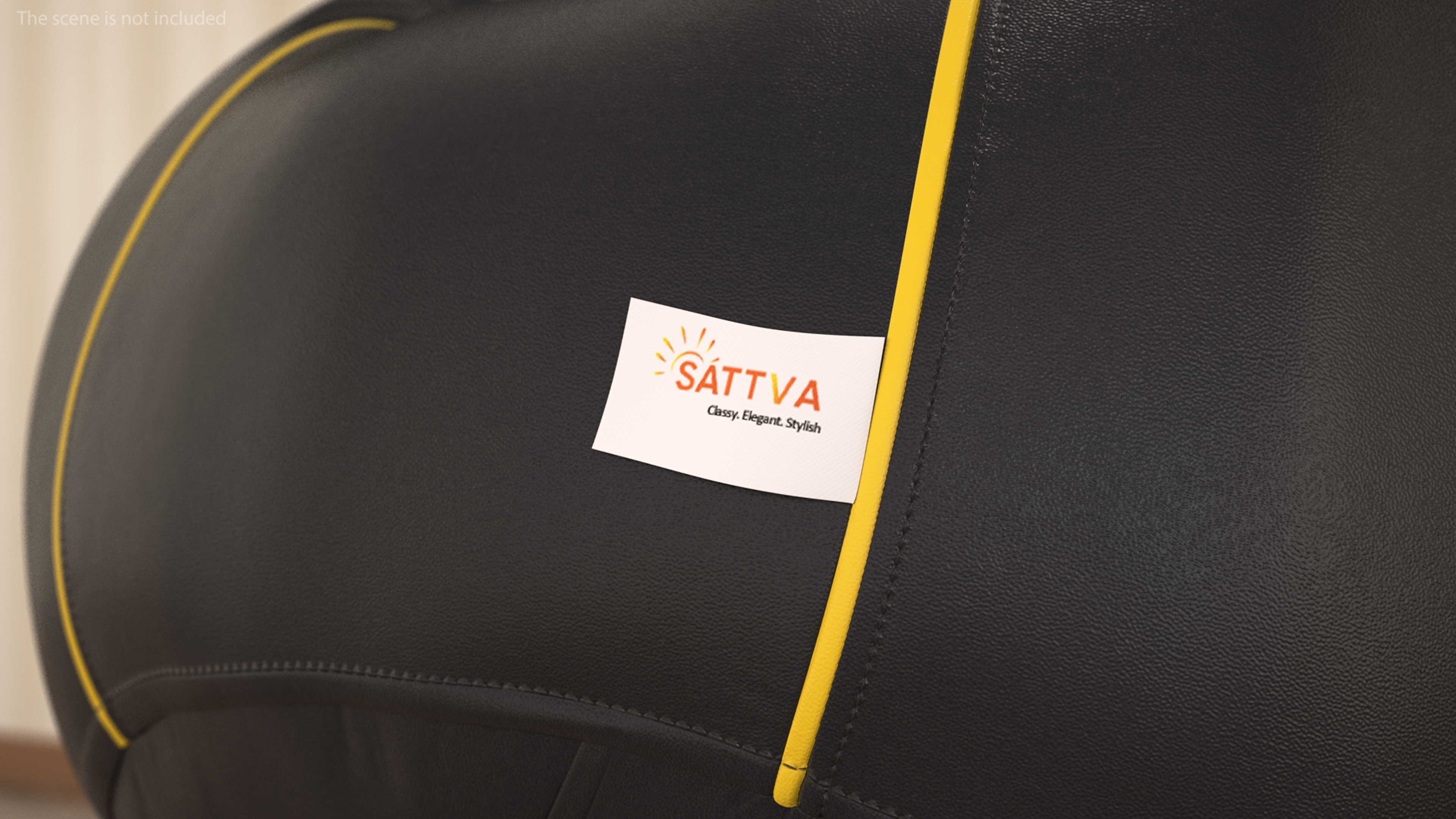 3D Sattva Black Sack-Chair model