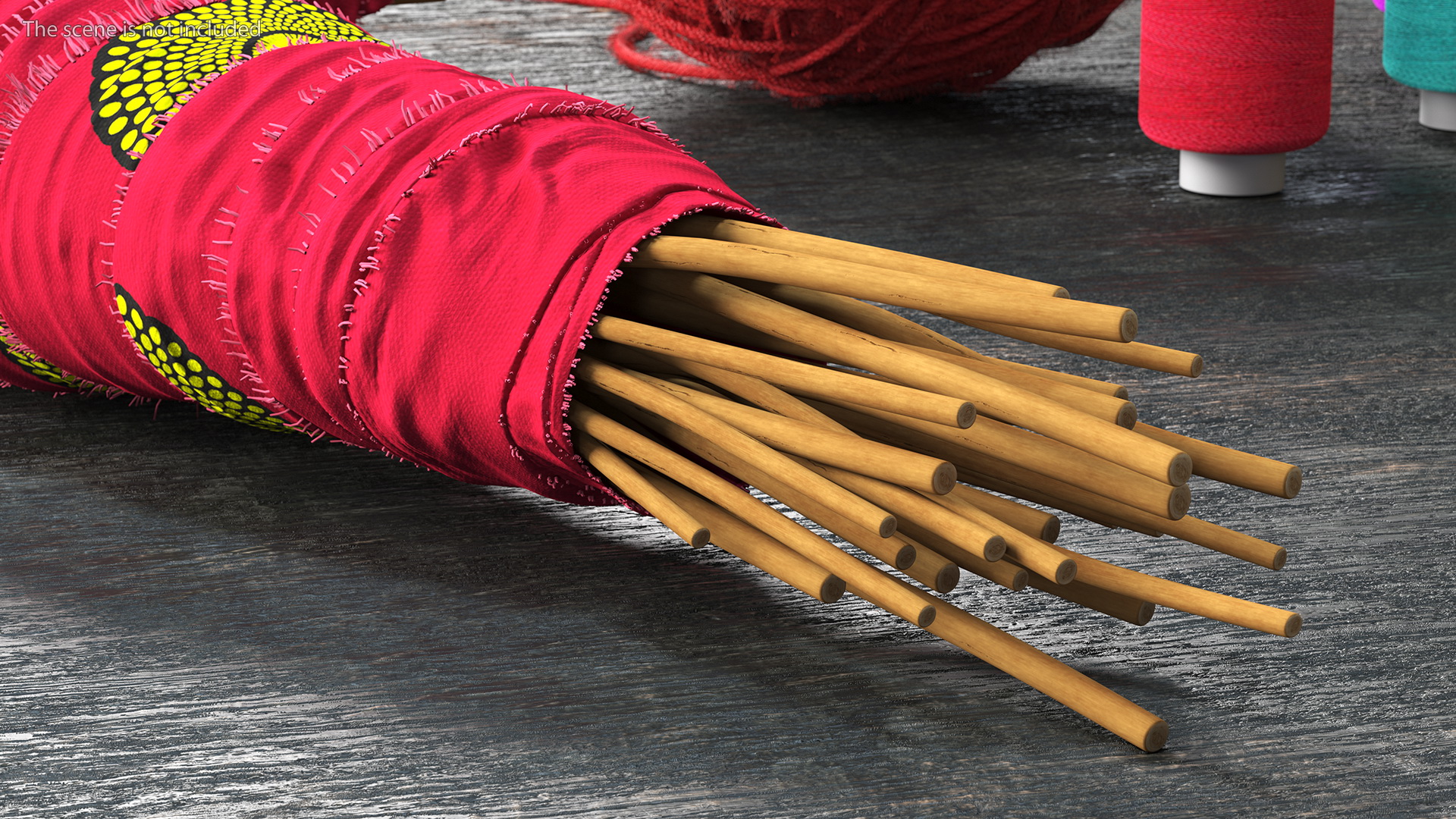 Traditional Voodoo Doll Colorful 3D