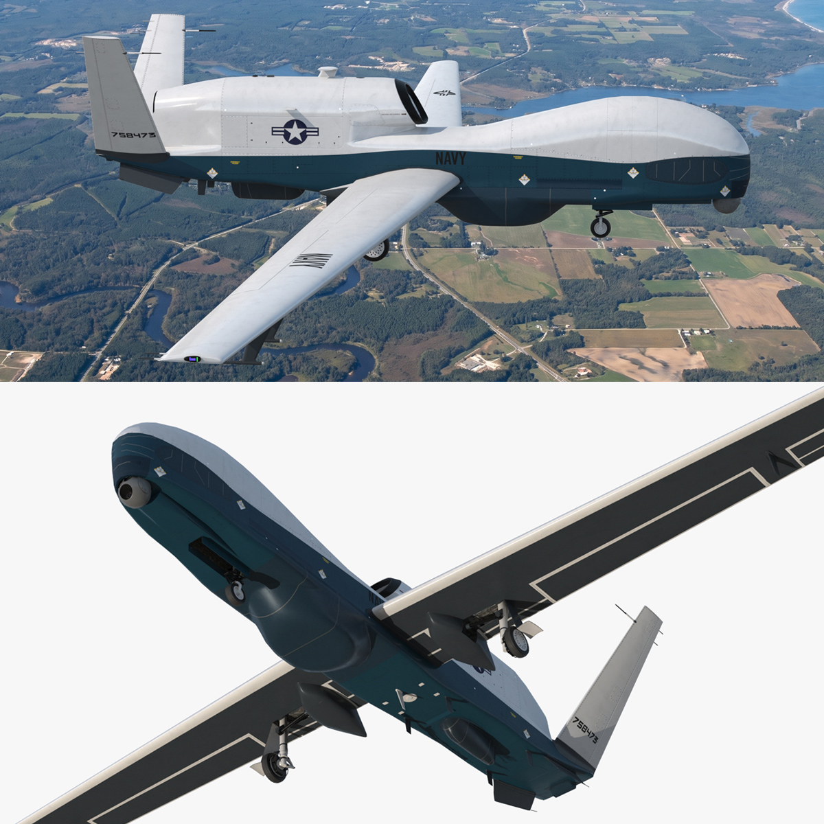 Northrop Grumman MQ-4C Triton Game Ready