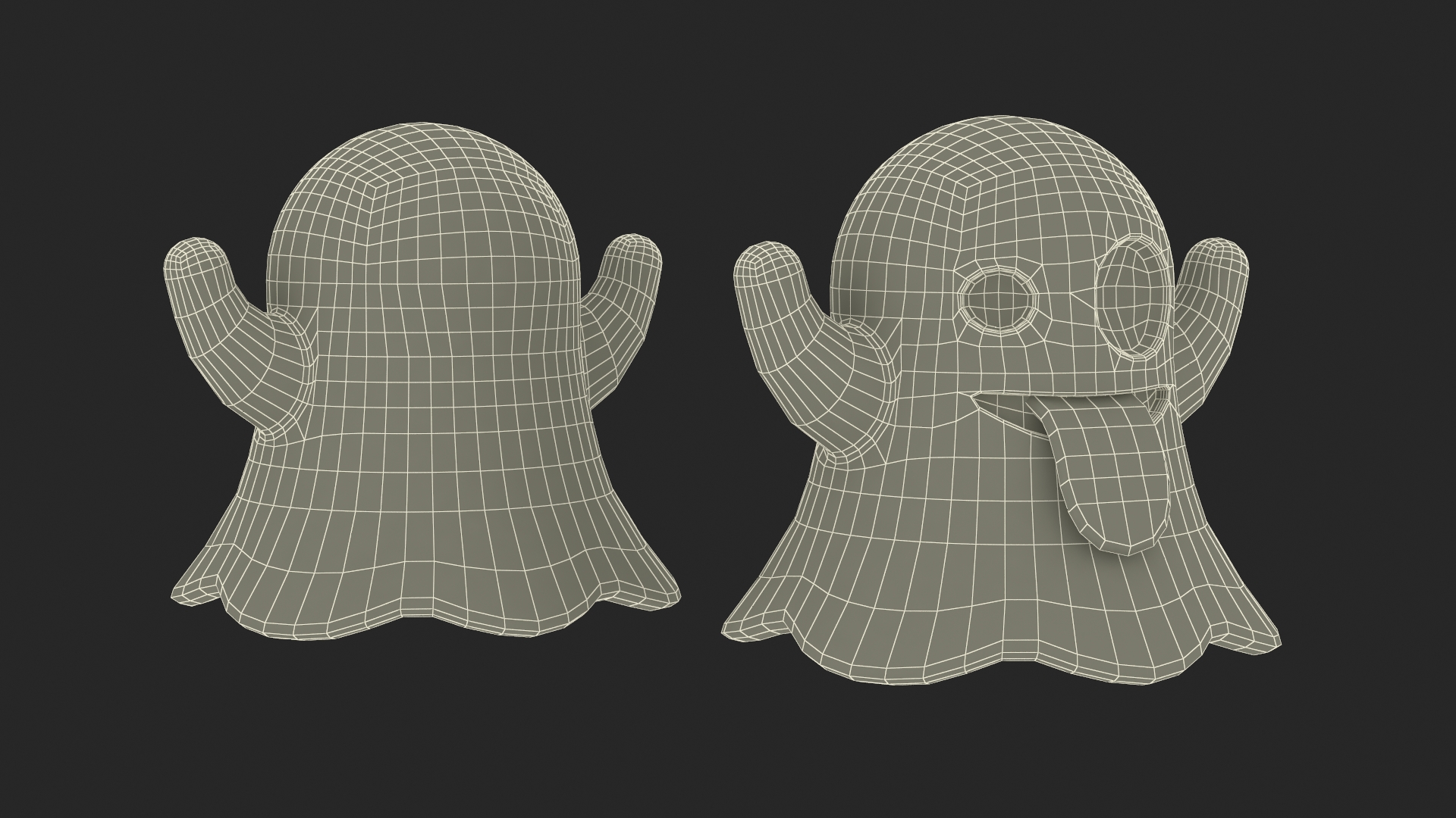 3D Emoji Ghost
