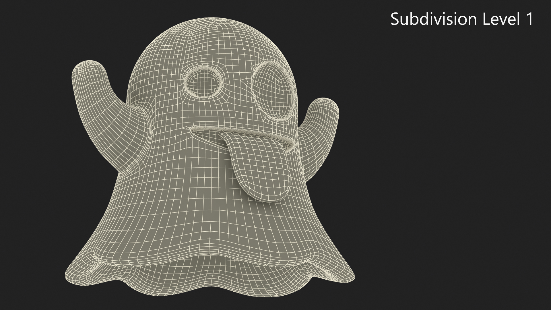 3D Emoji Ghost