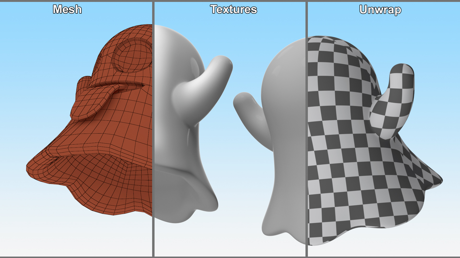 3D Emoji Ghost