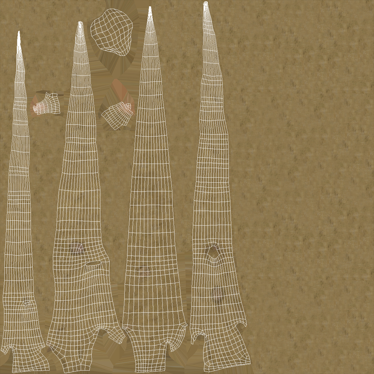 3D model Naked Tree