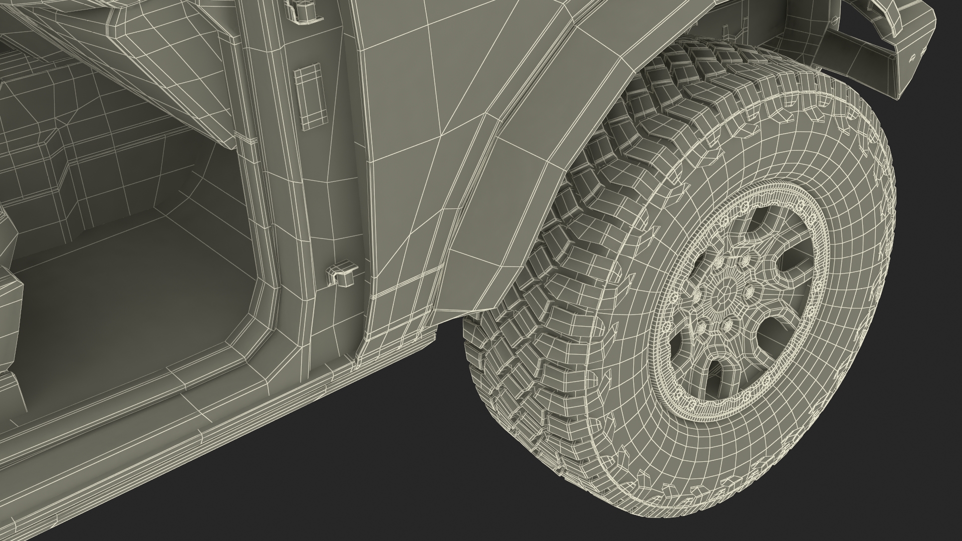 3D Ford Bronco Off Road SUV Iconic Silver model