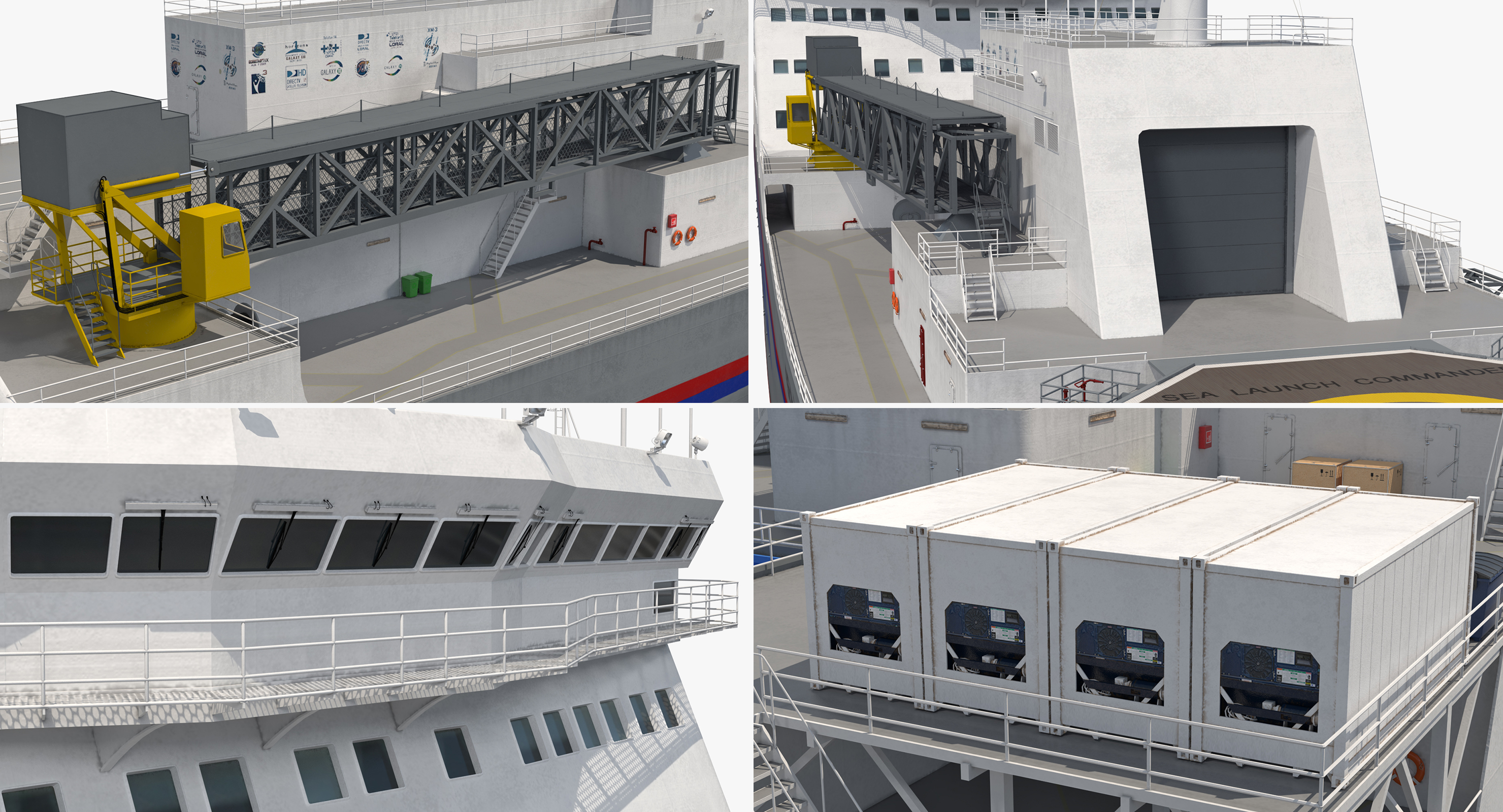 Command Ship Sea Launch Commander ACS 3D