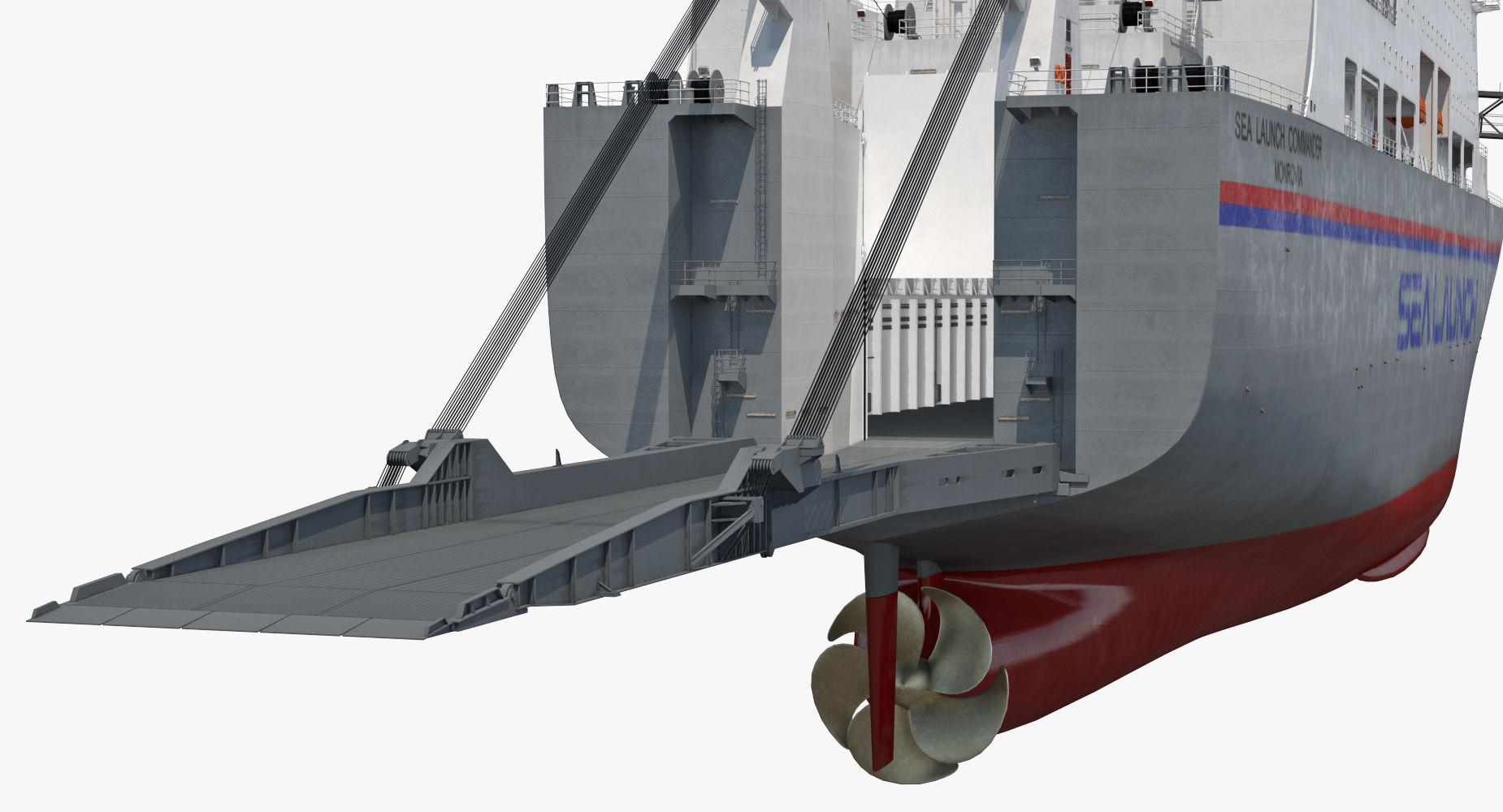 Command Ship Sea Launch Commander ACS 3D