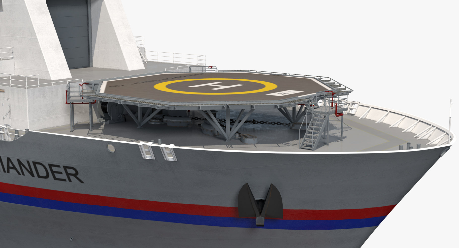 Command Ship Sea Launch Commander ACS 3D