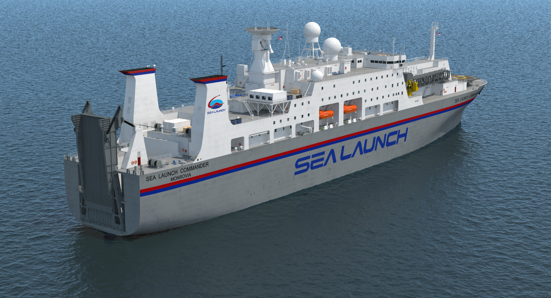 Command Ship Sea Launch Commander ACS 3D
